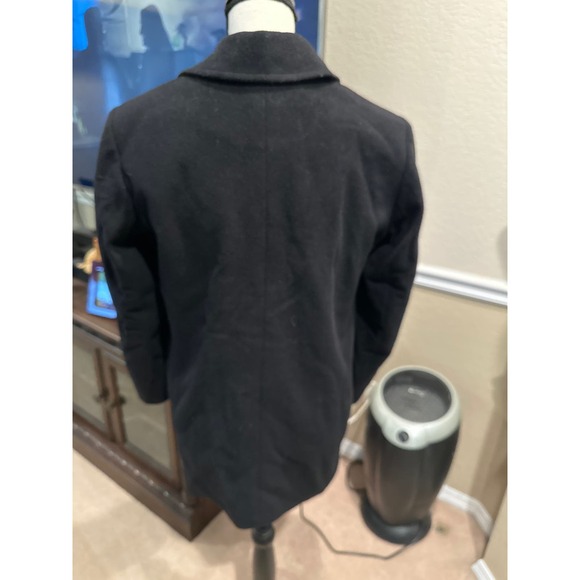 Women’s L.L. Bean Black Pea Coat. Size 6 Petite - Picture 3 of 3